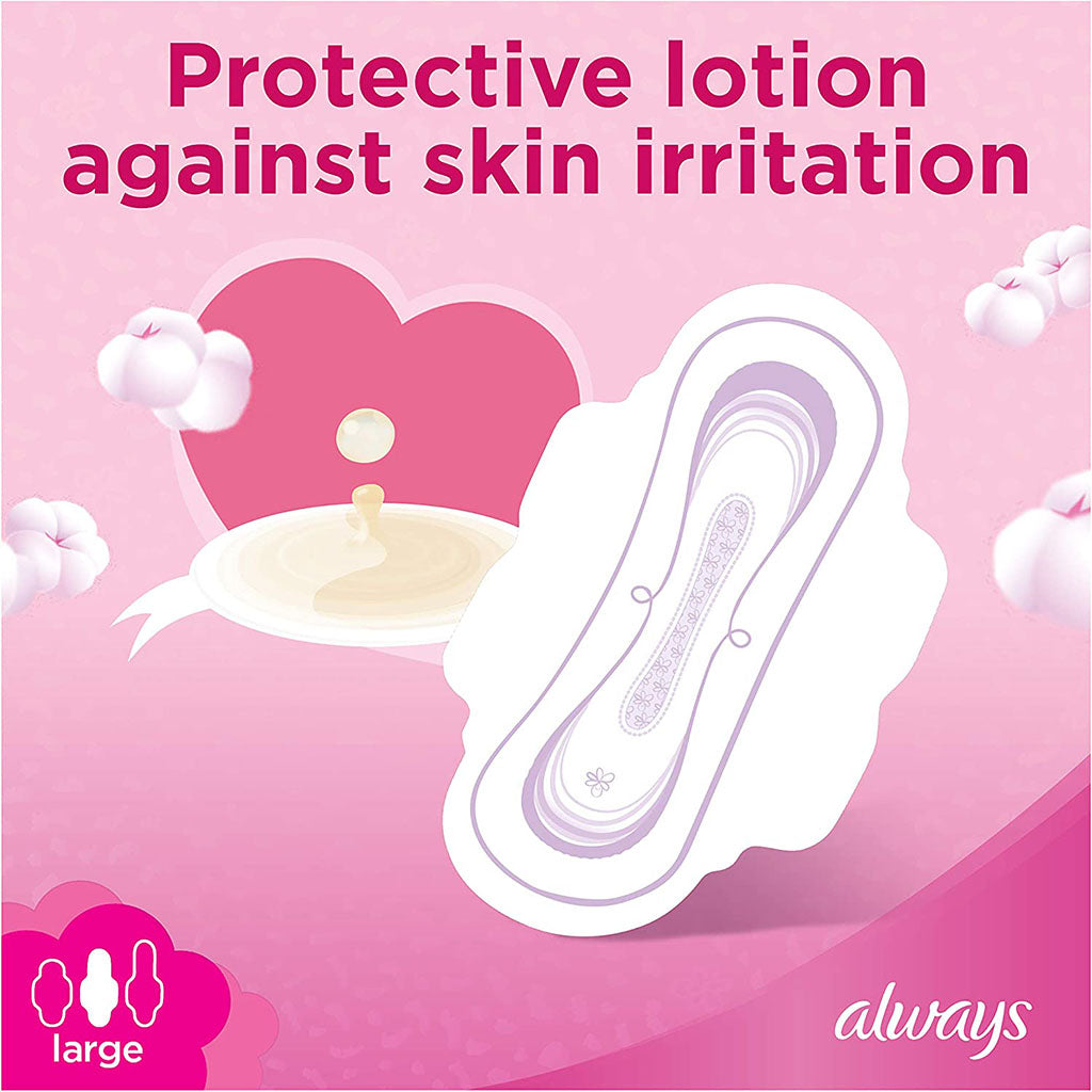 Always Cotton Soft Ultra Thin Large Sanitary Pads With Wings, Pack of 16's - Easy Pharmacy LLC