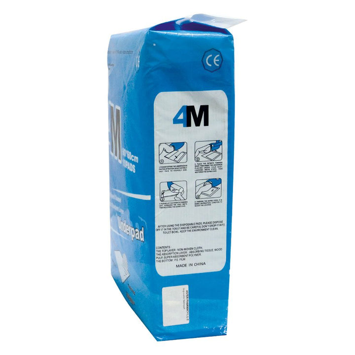 4M Disposable Underpad 90 x 60cm, 10's - Easy Pharmacy LLC