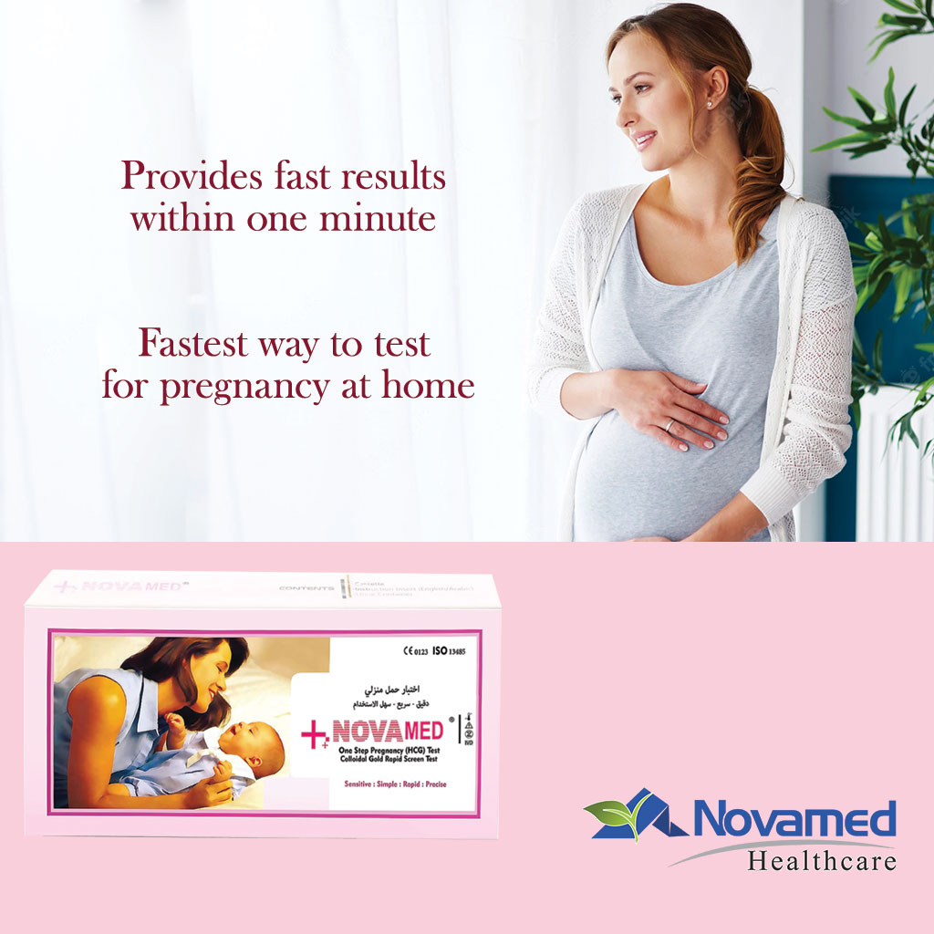 Novamed One Step Pregnancy HCG Test Kit, 1's - Easy Pharmacy LLC