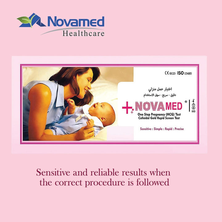 Novamed One Step Pregnancy HCG Test Kit, 1's - Easy Pharmacy LLC