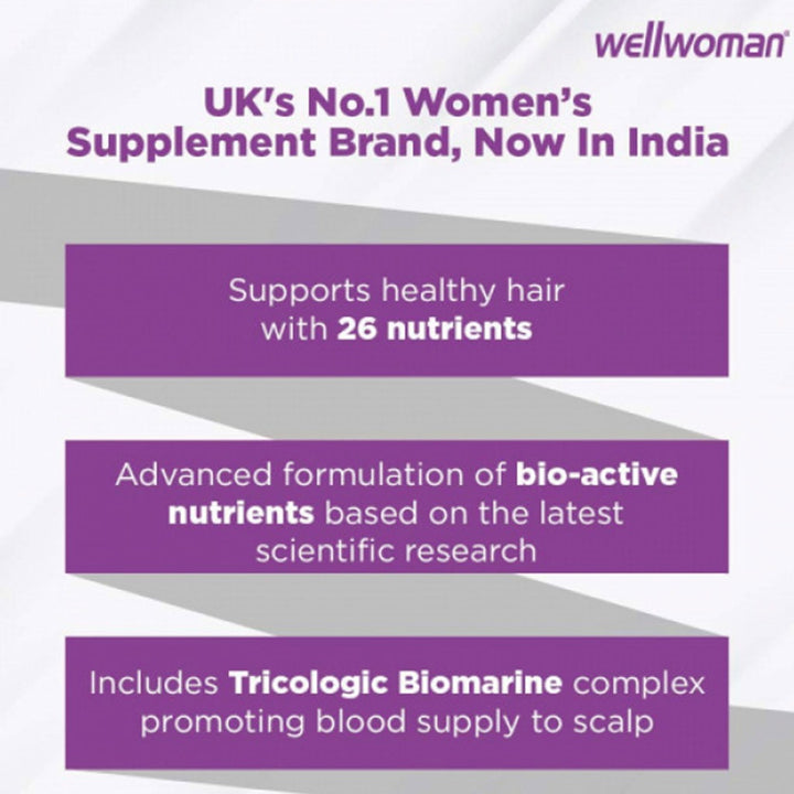 Vitabiotics Hairfollic Woman Tablets With Biotin For Healthy Hair, Pack of 60's - Easy Pharmacy LLC