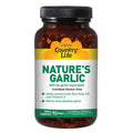 Country Life Nature’s Garlic 500 mg with Rice Bran Oil & Vitamin E – 90 Softgels