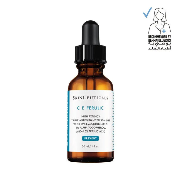 SkinCeuticals C E Ferulic Triple Antioxidant Face Serum with 15% Vitamin C, Vitamin E & Ferulic Acid – 30 ml