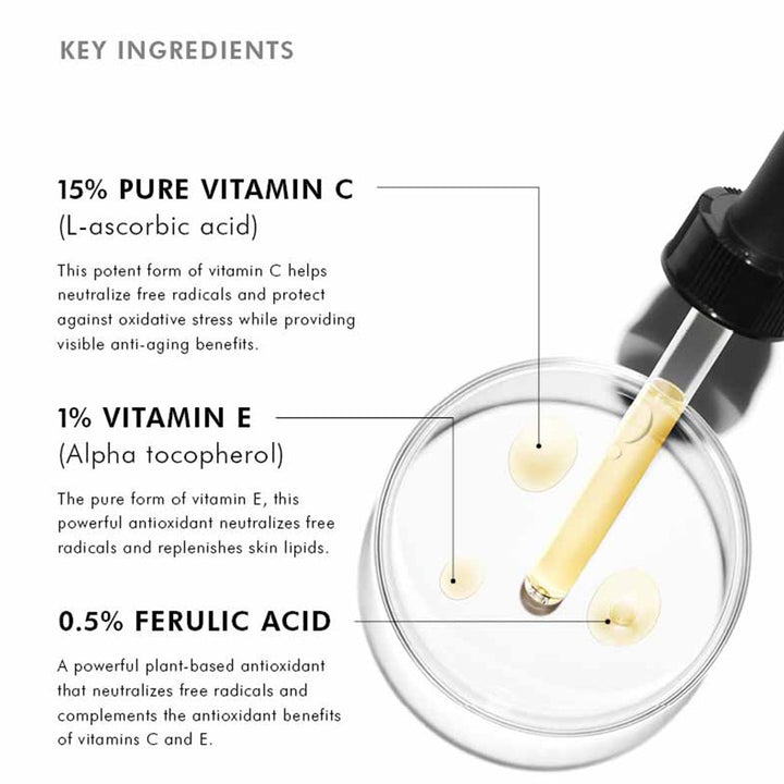 Skinceuticals CE Ferulic Triple Antioxidant 15% Vitamin C, E & Ferulic Acid Face Serum 30ml - Easy Pharmacy LLC