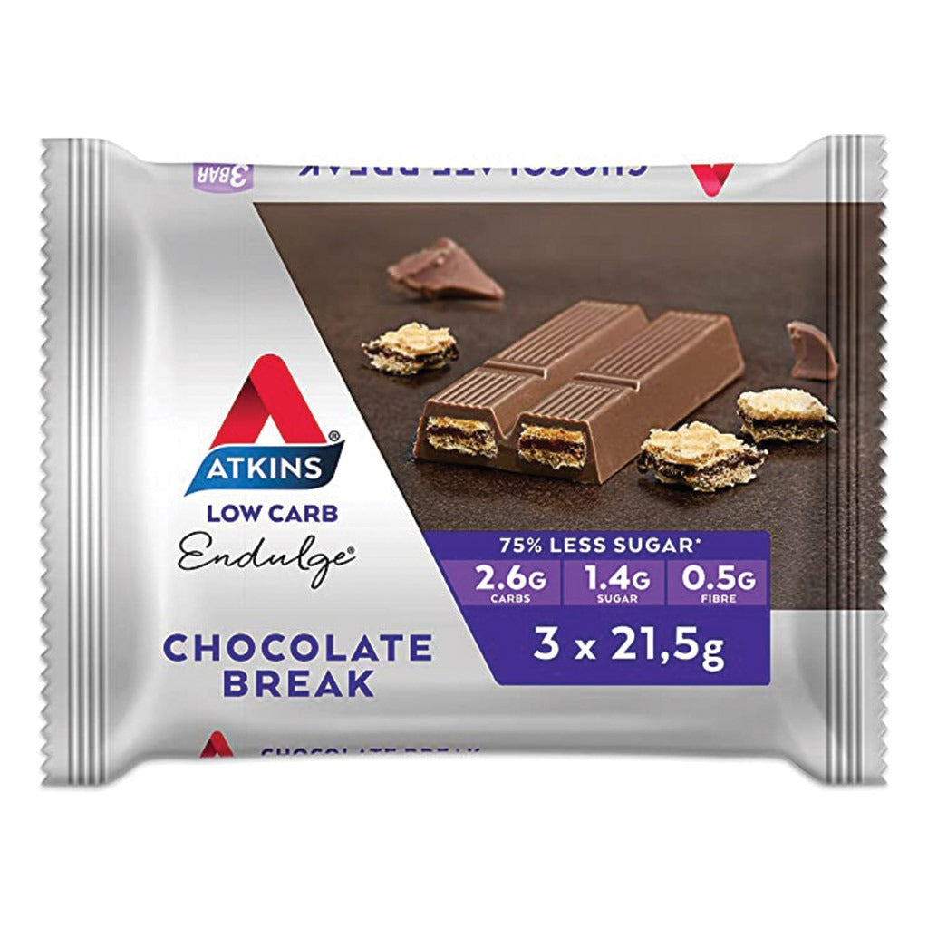 Atkins Endulge Chocolate Break Bar 21.5 g 3's - Easy Pharmacy LLC