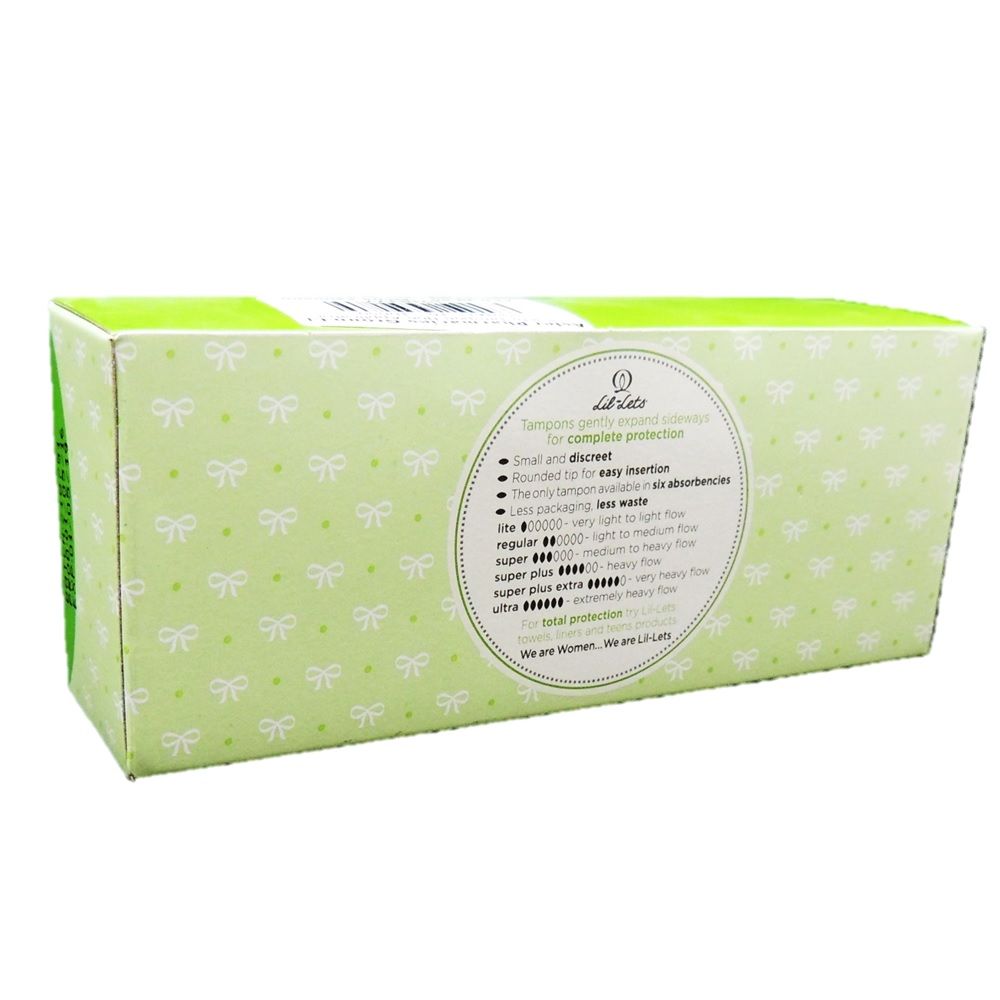 Lil-Lets Non Applicator Tampons Super Plus 16's - Easy Pharmacy LLC