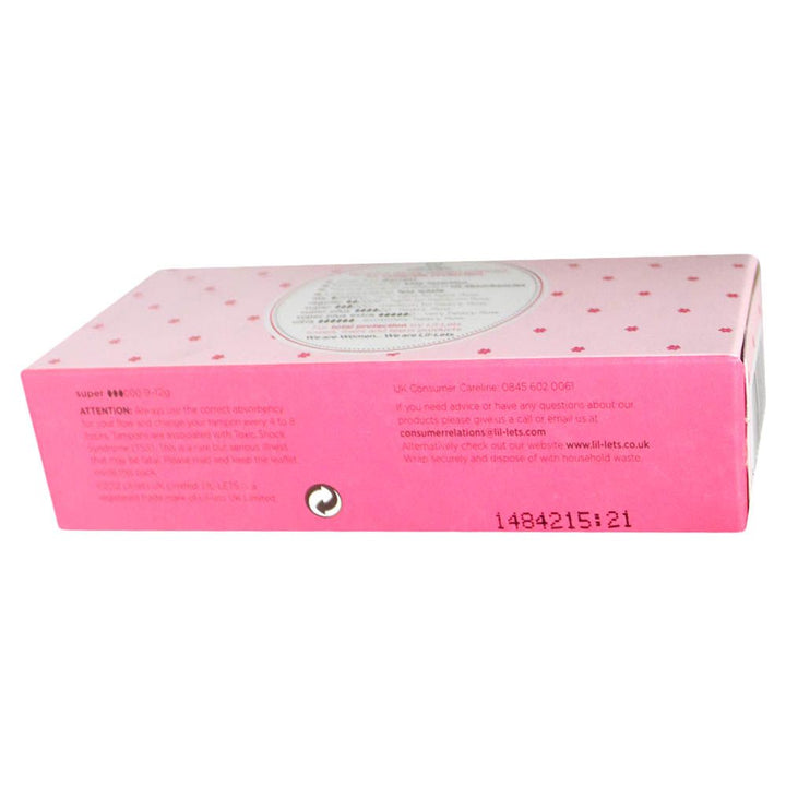 Lil-Lets Non Applicator Super Tampons 16's - Easy Pharmacy LLC