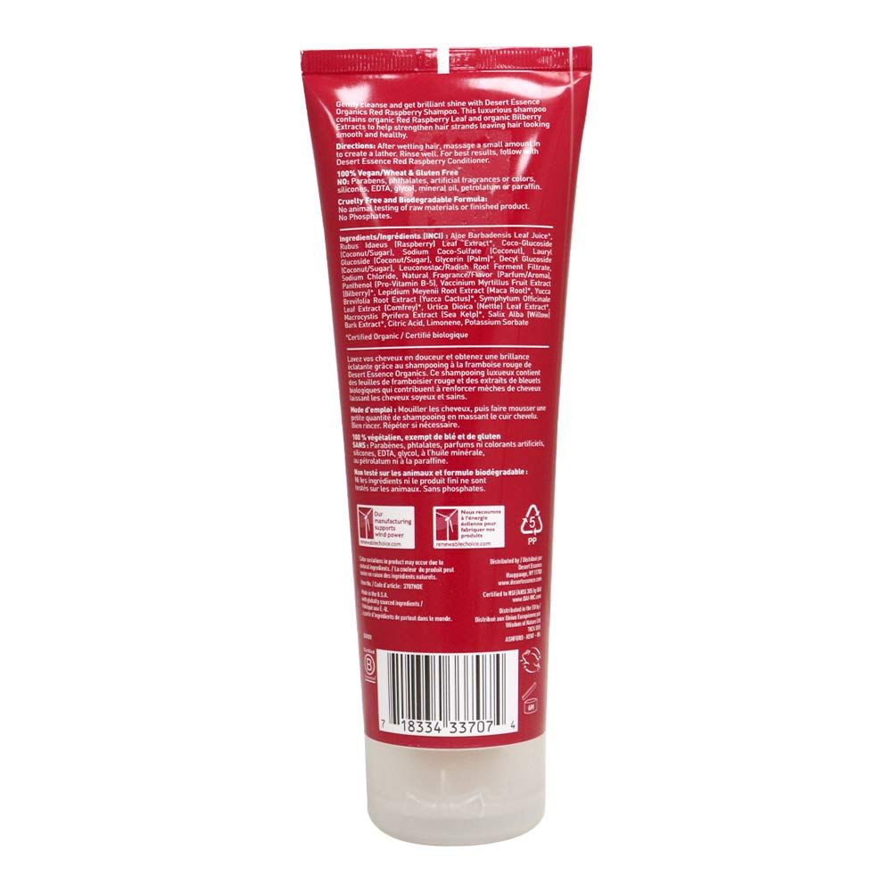 Desert Essence Red Raspberry Shampoo 237 mL - Easy Pharmacy LLC