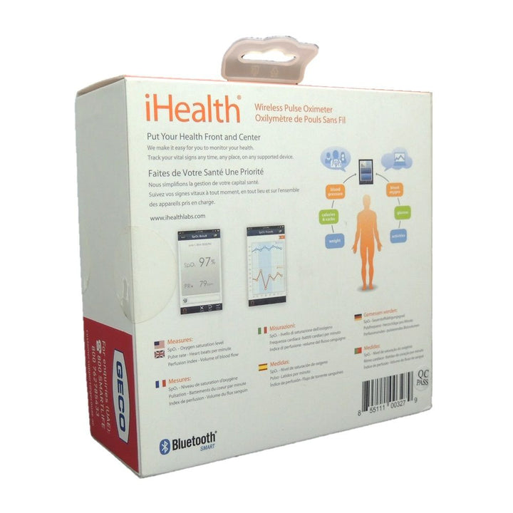 iHealth PO3 Wireless Pulse Oximeter - Easy Pharmacy LLC