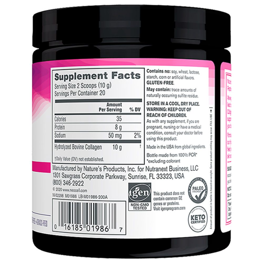 NeoCell Super Collagen Powder For Healthy Skin, Hair, Nails & Joint Support, Unflavoured 200 g - Easy Pharmacy LLC