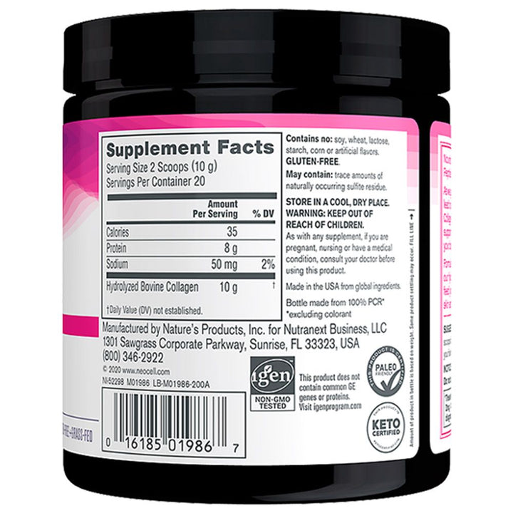 NeoCell Super Collagen Powder For Healthy Skin, Hair, Nails & Joint Support, Unflavoured 200 g - Easy Pharmacy LLC