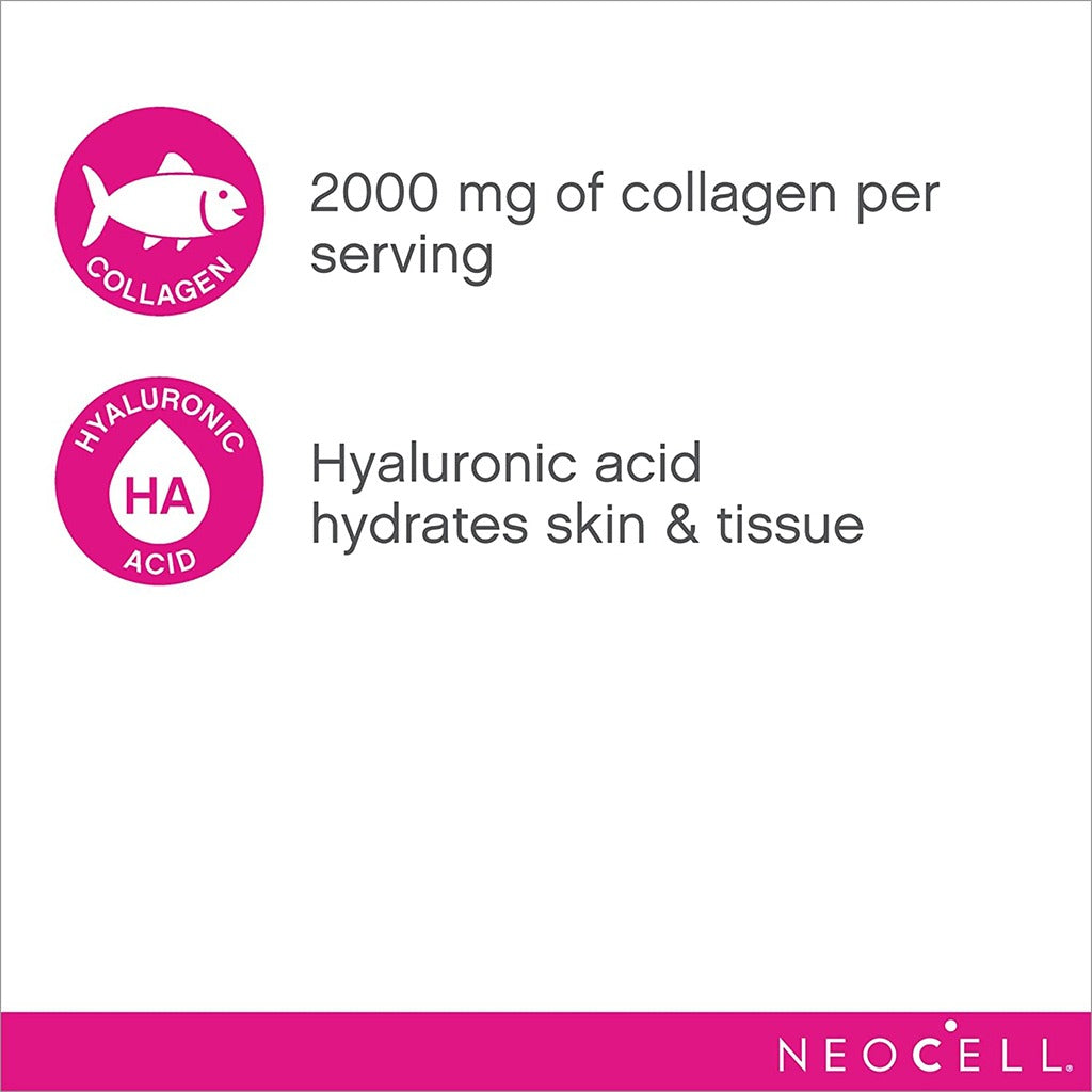 NeoCell Marine Collagen + Hyaluronic Acid Capsules For Youthful & Radiant Skin, Pack of 120's - Easy Pharmacy LLC