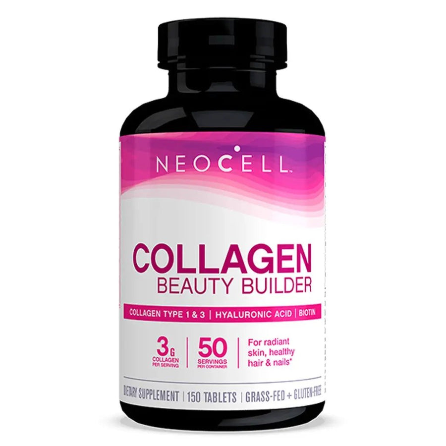 NeoCell Collagen Beauty Builder Tablets with Hyaluronic Acid & Biotin – Daily Skin & Wellness Support, 150 Count