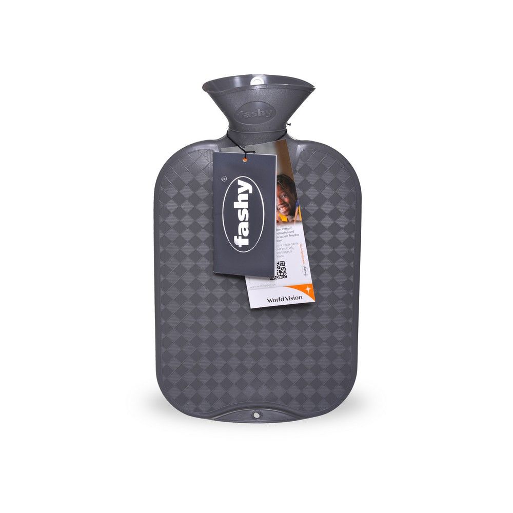 Fashy Hot Water Bag Plain Anthracite 6420-21 - Easy Pharmacy LLC