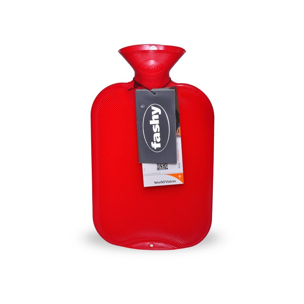 Fashy Hot Water Bag Single Ribbed Cranberry 6440-42 - Easy Pharmacy LLC