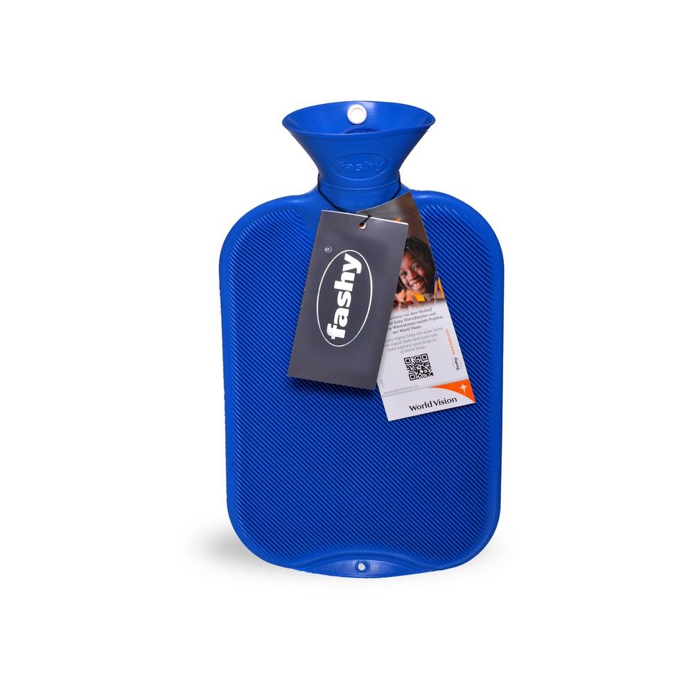 Fashy Hot Water Bag Single Ribbed Sapphire 6440-54 - Easy Pharmacy LLC