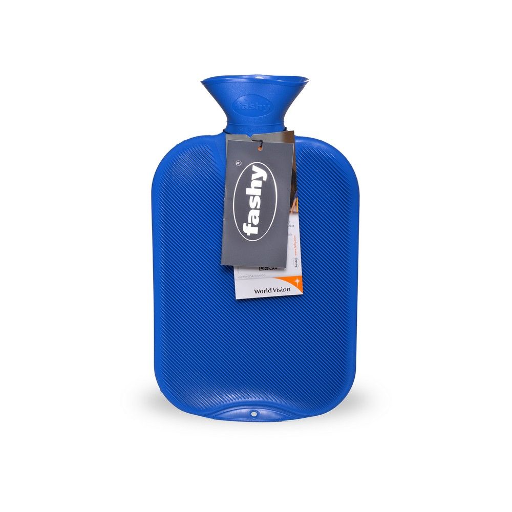 Fashy Hot Water Bag Double Ribbed Sapphire 6460-54 - Easy Pharmacy LLC
