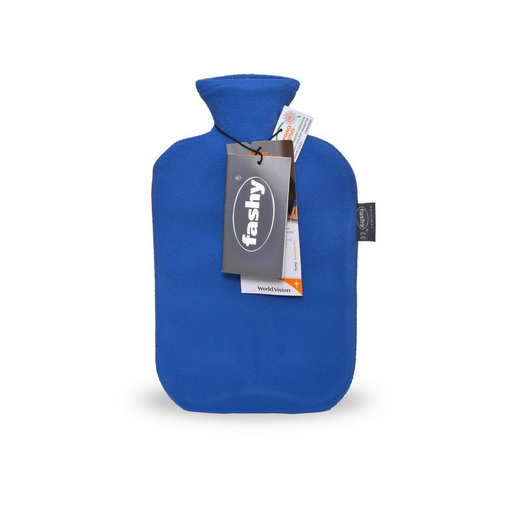 Fashy Hot Water Bag Fleece Cover Sapphire 6530-54 - Easy Pharmacy LLC