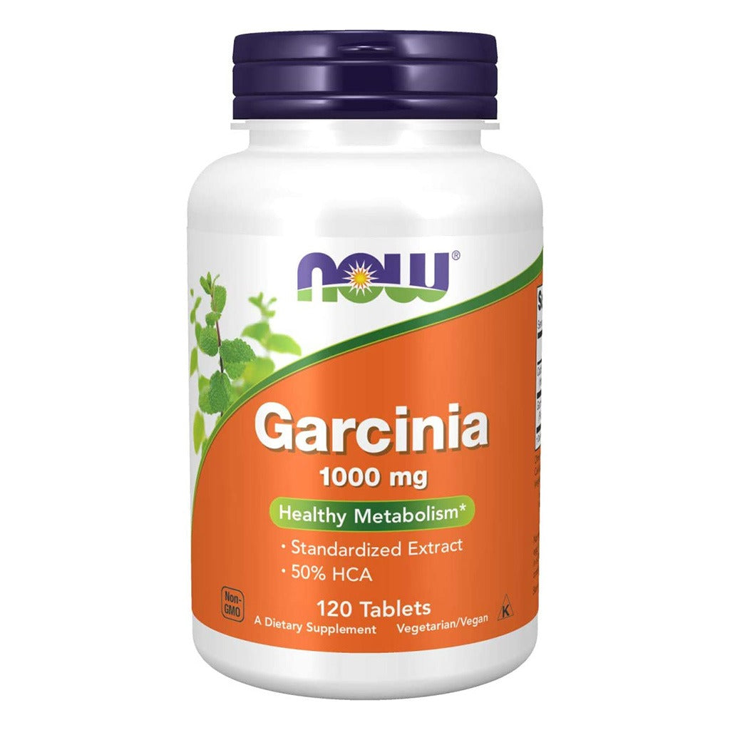 Now Garcinia 1000mg Vegetarian Tablets For Healthy Metabolism, Pack of 120's - Easy Pharmacy LLC