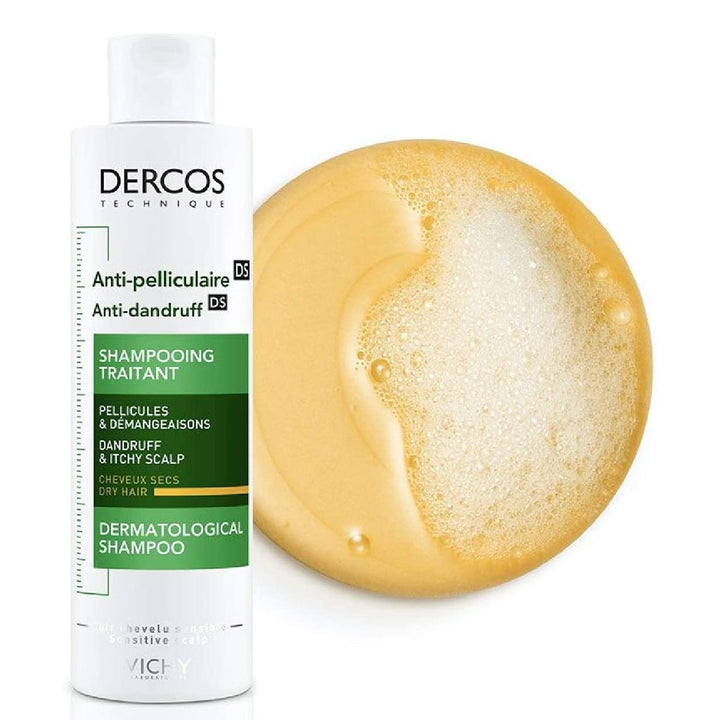 Vichy Dercos Anti Dandruff Shampoo For Dry Hair 200ml - Easy Pharmacy LLC