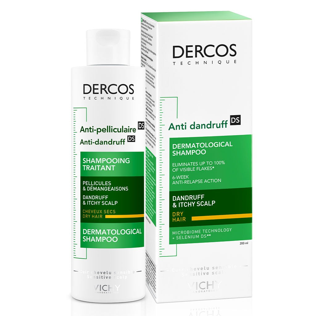 Vichy Dercos Anti Dandruff Shampoo For Dry Hair 200ml - Easy Pharmacy LLC