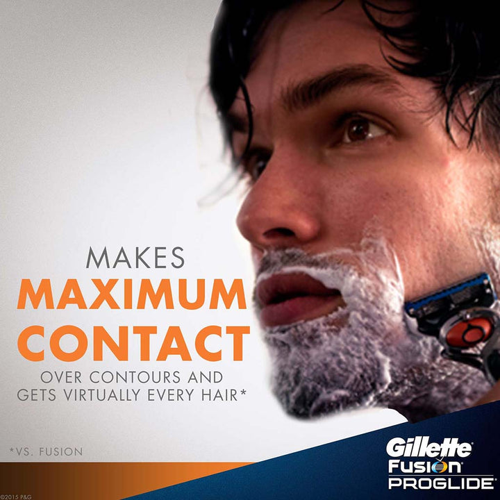 Gillette Fusion 5 ProGlide Men's Razor With Flex Ball Technology, Pack of 1 Handle + 2 Blades - Easy Pharmacy LLC