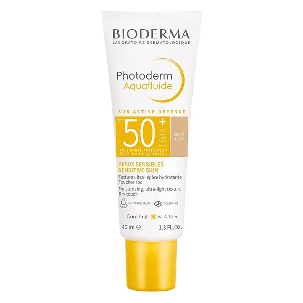 Bioderma Photoderm Aquafluide Very High Protection Sunscreen With SPF50+ & PA++++ - Light Tinted 40ml - Easy Pharmacy LLC