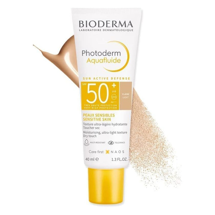 Bioderma Photoderm Aquafluide Very High Protection Sunscreen With SPF50+ & PA++++ - Light Tinted 40ml - Easy Pharmacy LLC