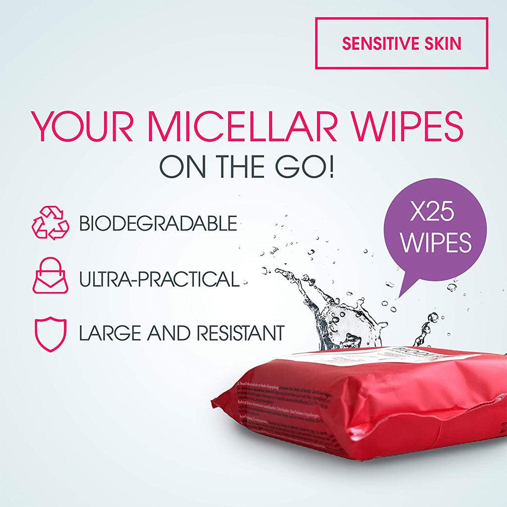 Bioderma Sensibio Wipes 25's - Easy Pharmacy LLC