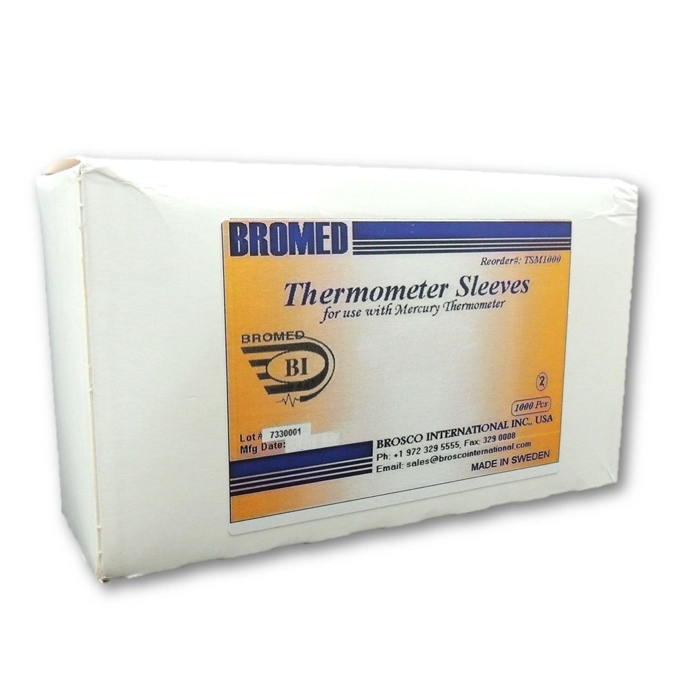 Bromed Thermometer Sleeves 1000's - Easy Pharmacy LLC