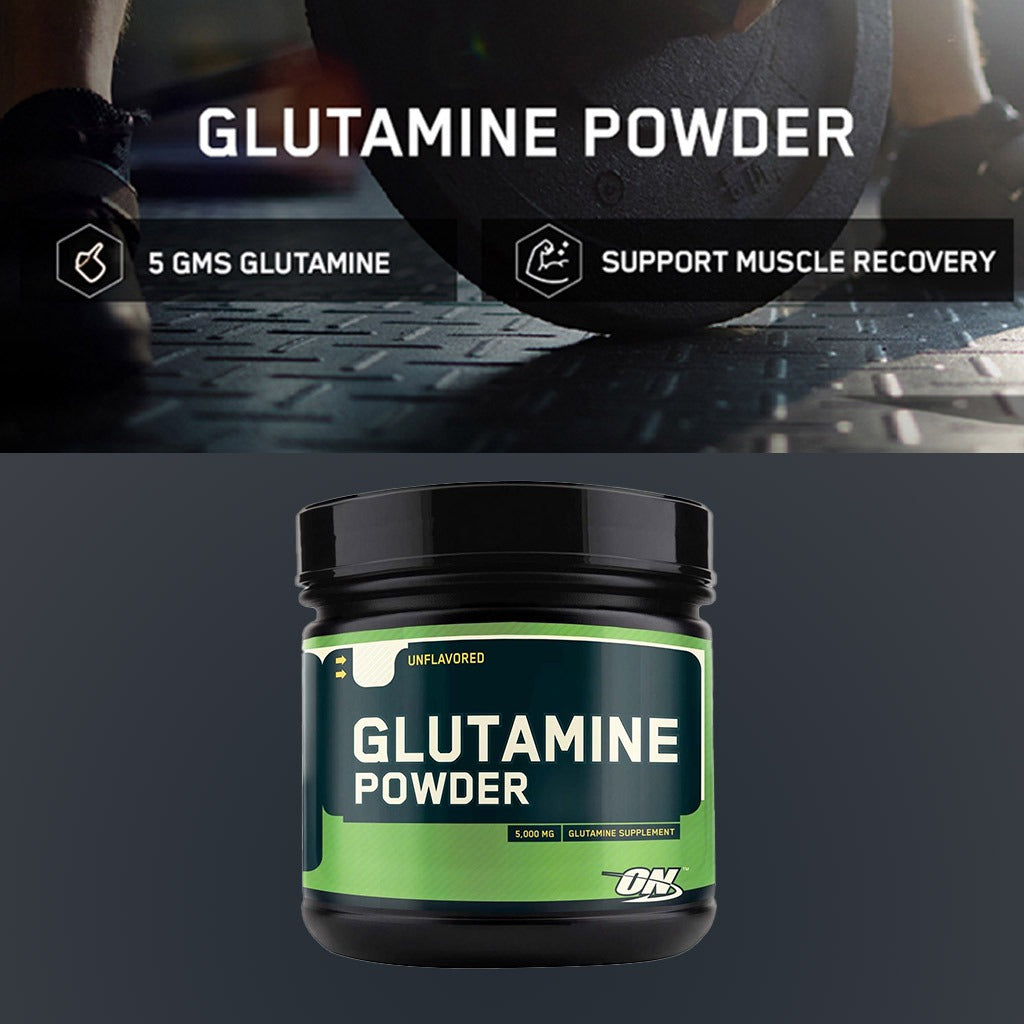 Optimum Nutrition Glutamine Powder 600g - Easy Pharmacy LLC