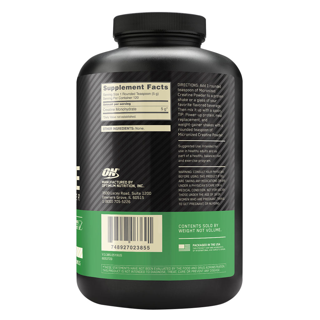 Optimum Nutrition Creatine Powder 600g - Easy Pharmacy LLC