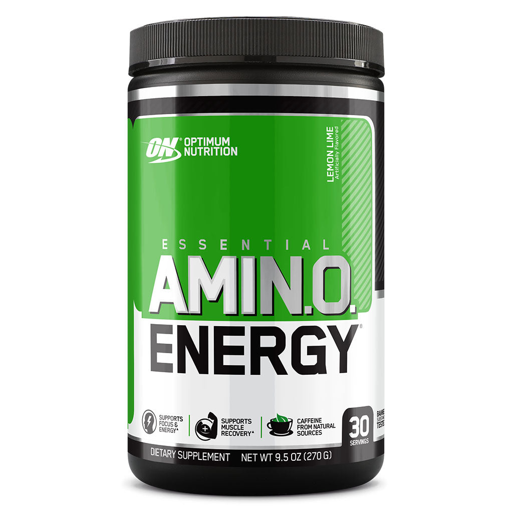 Optimum Nutrition Amino Energy For Energy & Muscle Recovery - Lemon Lime, 270g - 30 Servings - Easy Pharmacy LLC