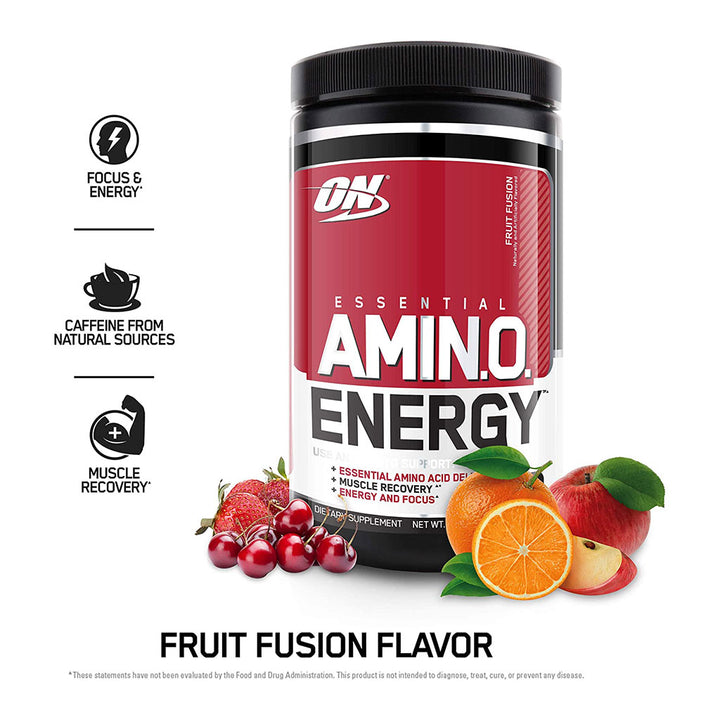 Optimum Nutrition Essential Amino Energy Fruit FusiOptimum Nutrition Flavour 30 Servings - Easy Pharmacy LLC