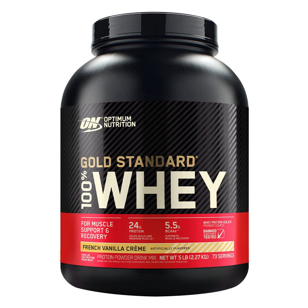Optimum Nutrition Gold Standard 100% Whey Protein French Vanilla Cream 5lb - Easy Pharmacy LLC