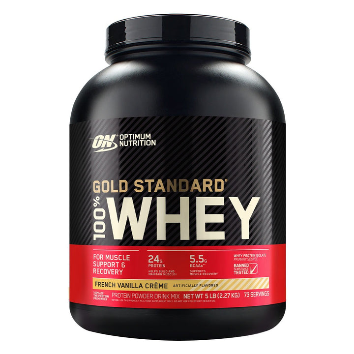 Optimum Nutrition Gold Standard 100% Whey Protein French Vanilla Cream 5lb - Easy Pharmacy LLC
