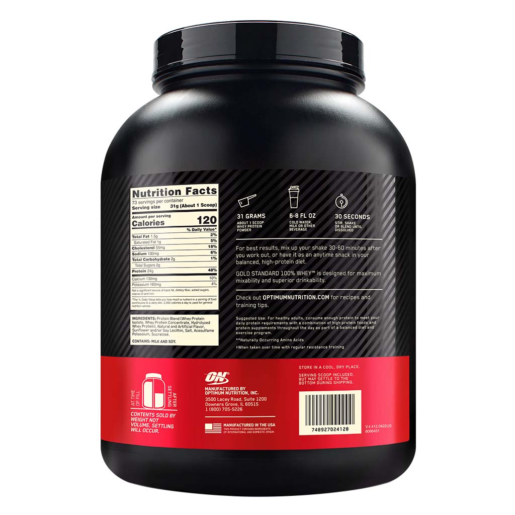 Optimum Nutrition Gold Standard 100% Whey Protein French Vanilla Cream 5lb - Easy Pharmacy LLC