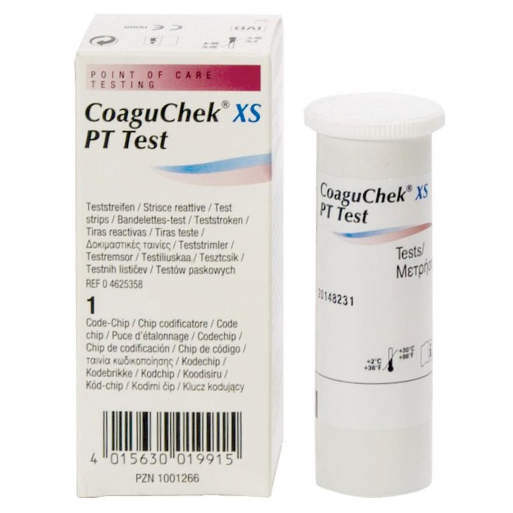 CoaguCheck XS PT Test Strips 24's - Easy Pharmacy LLC