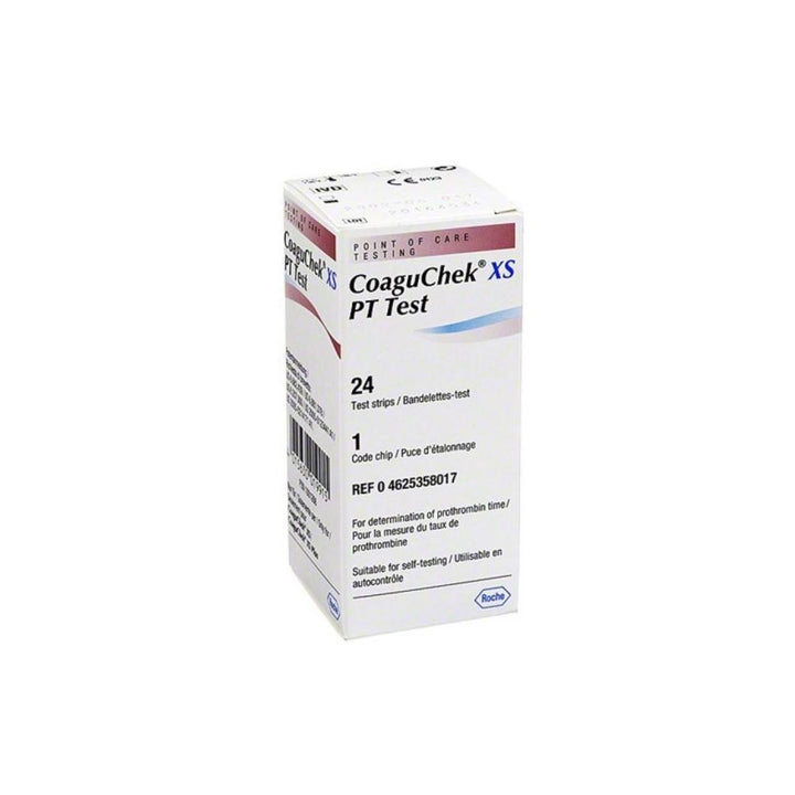 CoaguCheck XS PT Test Strips 24's - Easy Pharmacy LLC