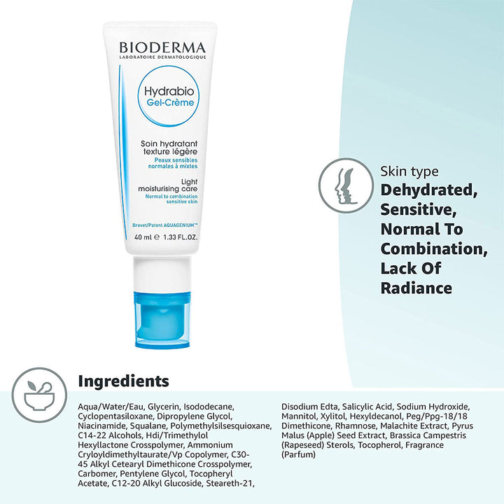 Bioderma Hydrabio Gel Cream 40 mL - Easy Pharmacy LLC