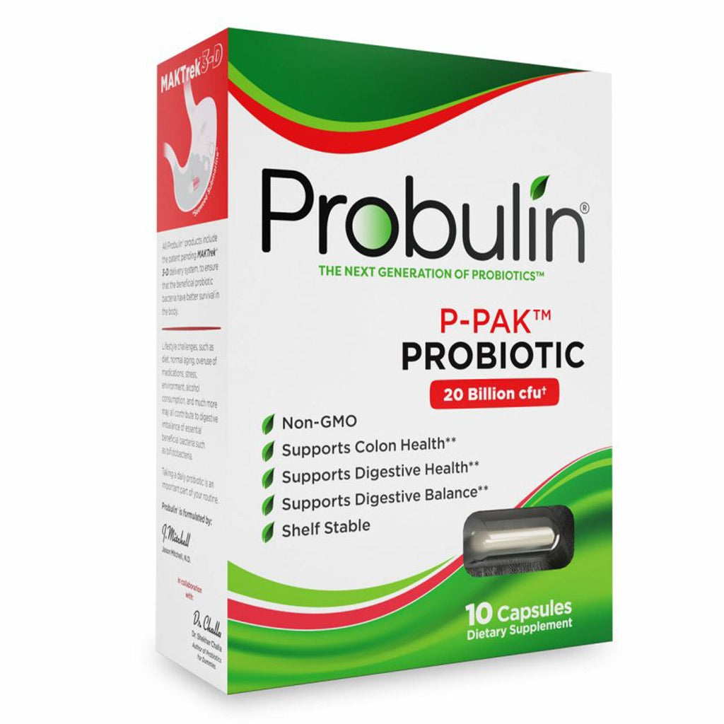 Probulin P-Pack Probiotic Capsules For Colon & Digestive Health, Pack of 10's - Easy Pharmacy LLC