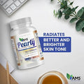 AMS Pearly Skin Glutathione Capsules – Daily Skin Wellness & Antioxidant Support Supplement, 60 Count