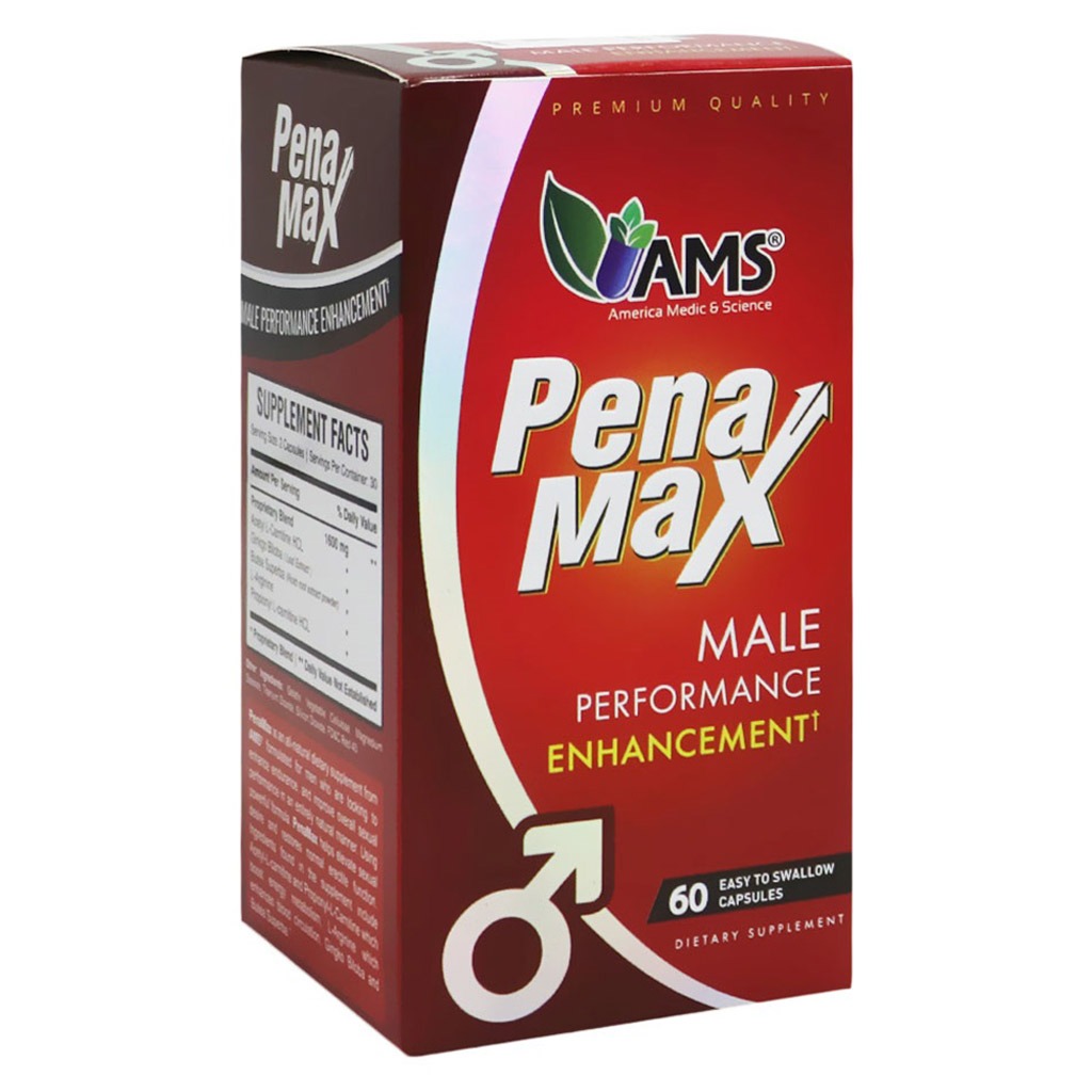 AMS PenaMax Men's Performance Enhancer Capsules Pack of 60's - Easy Pharmacy LLC