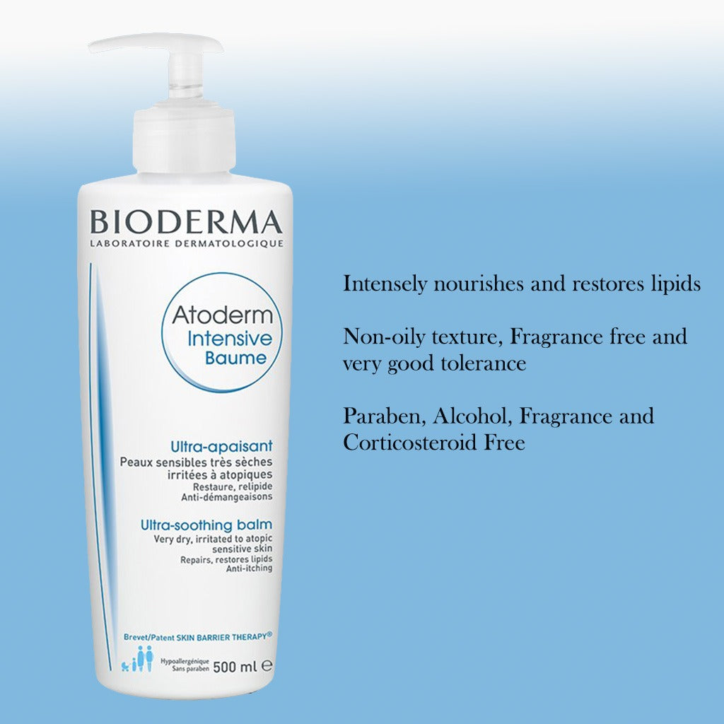 Bioderma Atoderm Intensive Ultra-soothing Baume For Face and Body 500 mL - Easy Pharmacy LLC