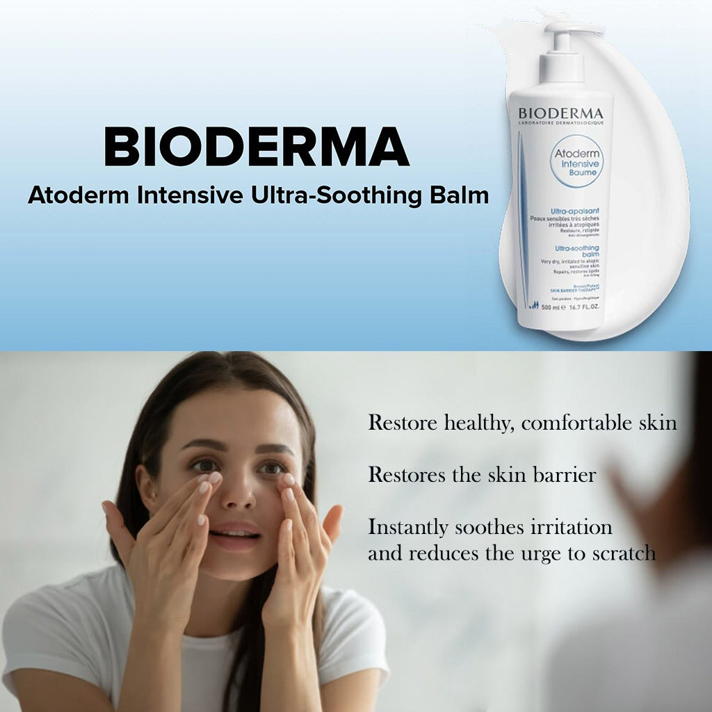 Bioderma Atoderm Intensive Ultra-soothing Baume For Face and Body 500 mL - Easy Pharmacy LLC