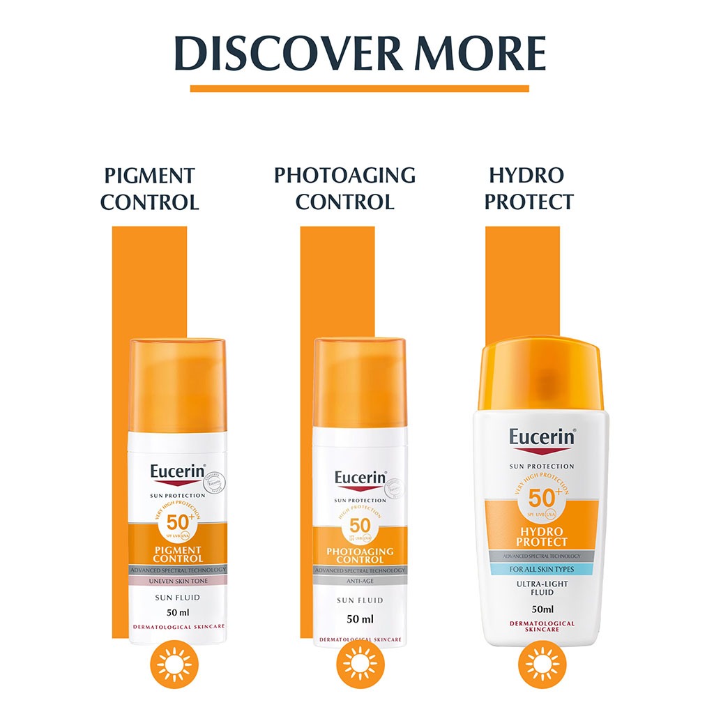 Eucerin Sun Oil Control SPF 50+ Sunscreen Gel Cream With Dry Touch & Anti-Shine Effect For Blemish Prone Skin 50ml - Easy Pharmacy LLC