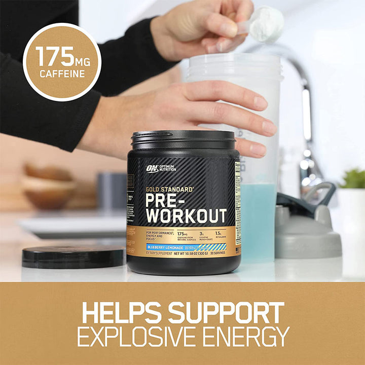 Optimum Nutrition Gold Standard Pre-Workout Blueberry Lemonade 300g - Easy Pharmacy LLC