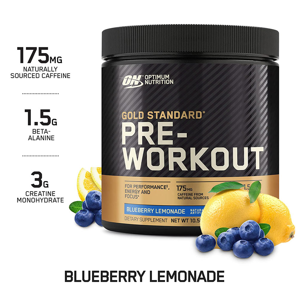 Optimum Nutrition Gold Standard Pre-Workout Blueberry Lemonade 300g - Easy Pharmacy LLC
