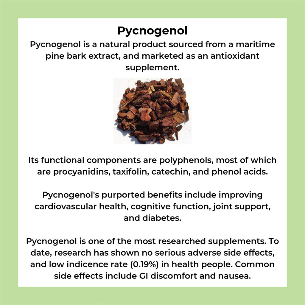 Country Life Pycnogenol 100mg Antioxidant Vegan Capsules, Pack of 30's - Easy Pharmacy LLC