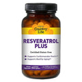 Country Life Resveratrol Plus Vegan Capsules, 60 Count
